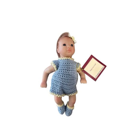 Ashton Drake Collection Happy As A Lark 5” Mini Newborn Doll New with‎ Tag - Picture 1 of 2